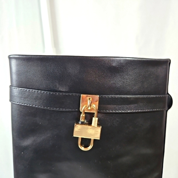 Eleven22 Black Faux Leather Boots Size 8 NIB! - Picture 7 of 8